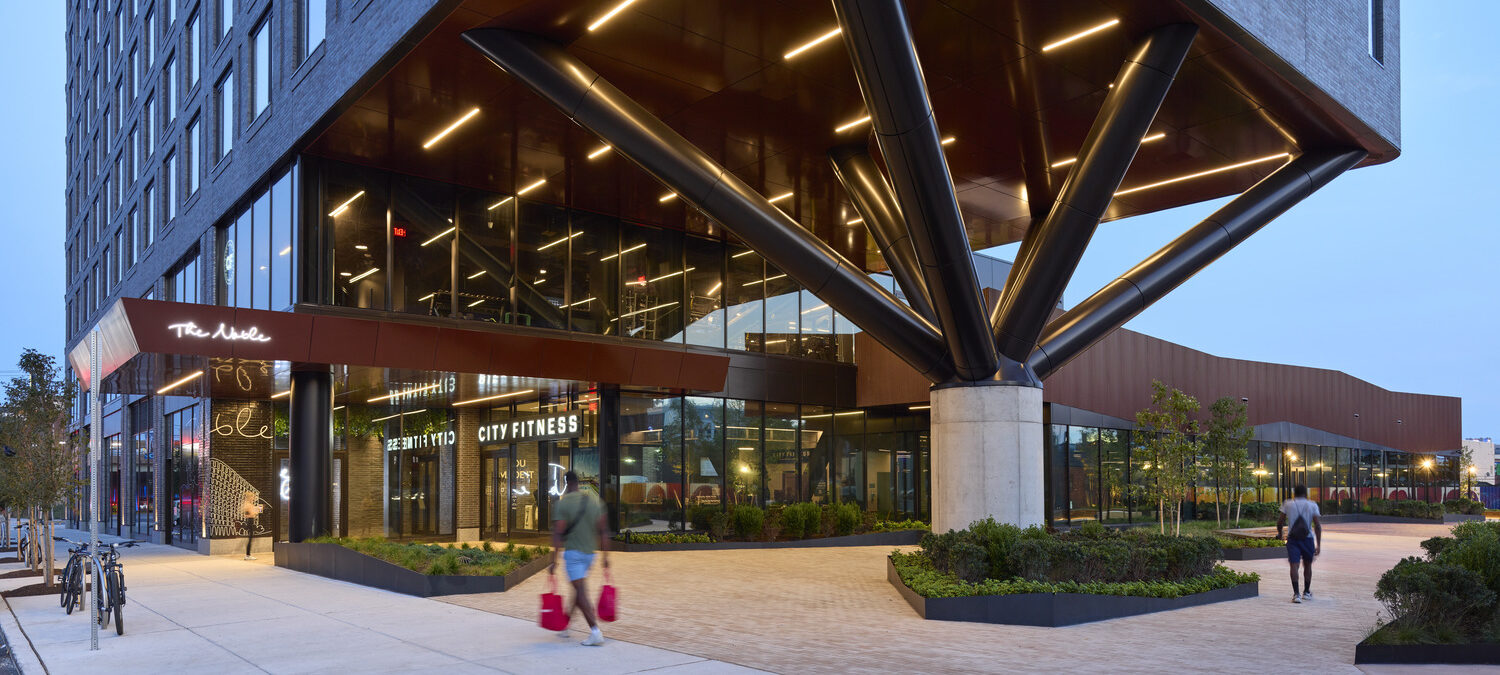 ‘Tree column’ epitomizes the innovative structural solutions for The Noble in Philadelphia