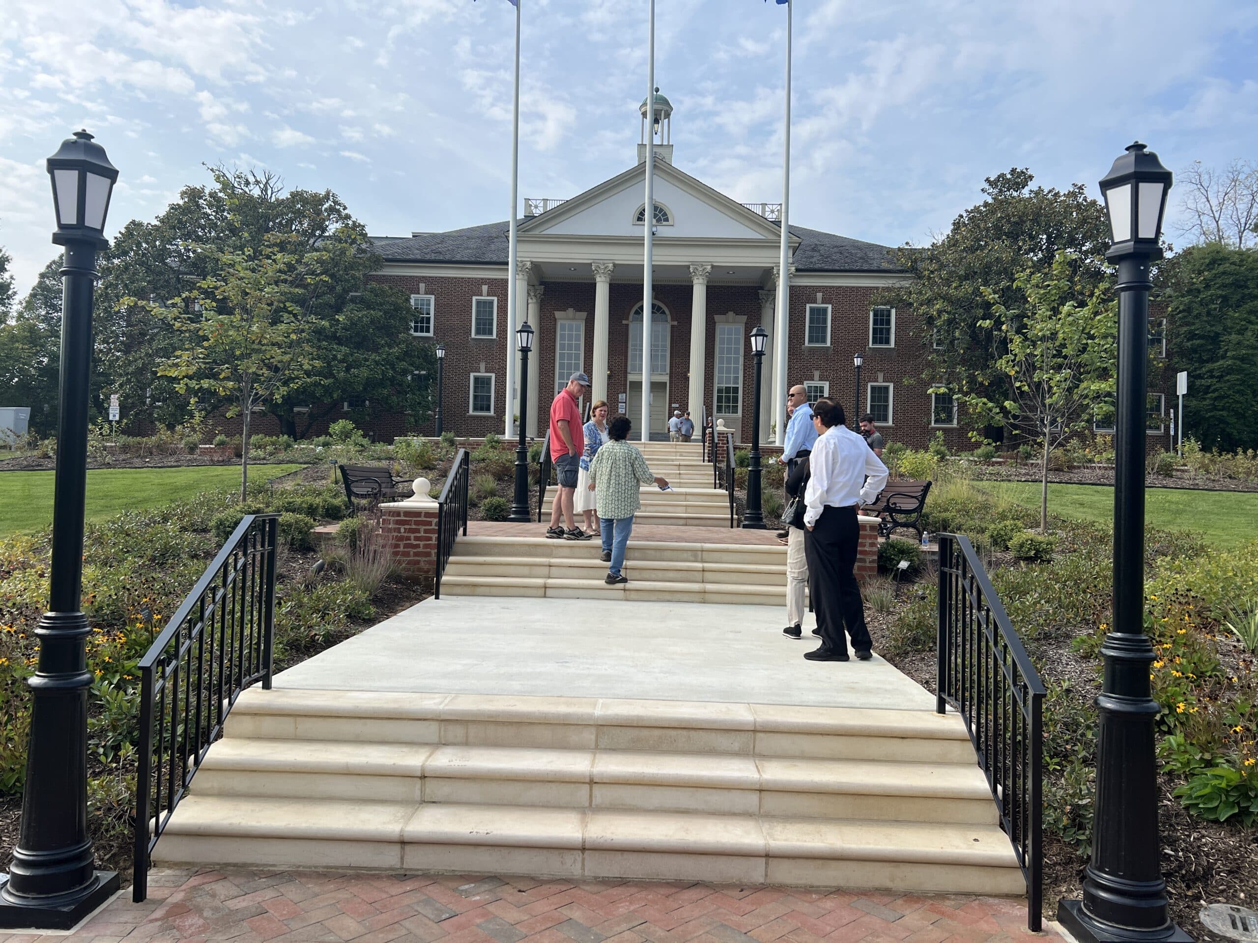 Landscape improvements offer a new view of Fairfax City Hall - IMEG
