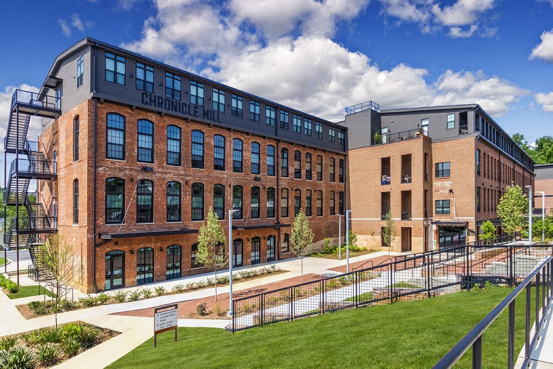 Chronicle Mill adaptive reuse featured in Urban Land magazine